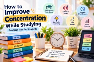 How to Improve Concentration While Studying: Practical Tips for Students